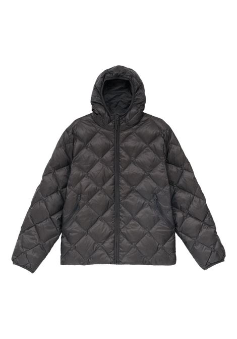 base lt down hooded jacket man black HIKING PATROL | AW25003CHARCOAL BLACK